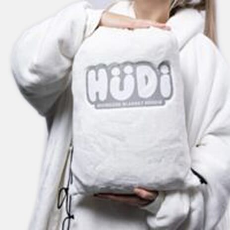 Closeout Deal- Adult Oversized Double layer Hoodie Blanket (One Size) - IVORY