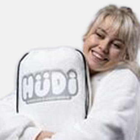 Closeout Deal- Adult Oversized Double layer Hoodie Blanket (One Size) - IVORY