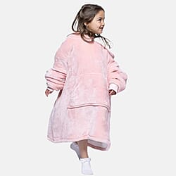 Oversized Hoodie Blanket - Pink
