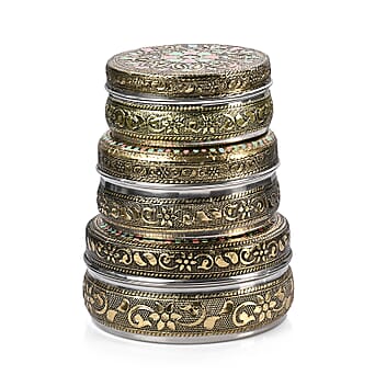https://tjcuk.sirv.com/Products/83/2/8326631/LIVMORE-Set-of-3-Handcrafted-Mandala-Oxidised-Storage-Containers-8cm-t_8326631.jpg?w=342&h=342