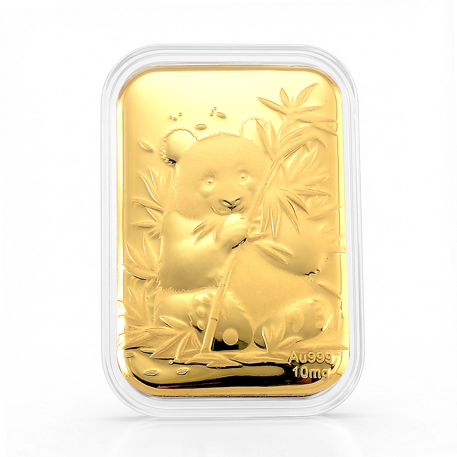 24K Yellow Gold Panda Embossed Foil