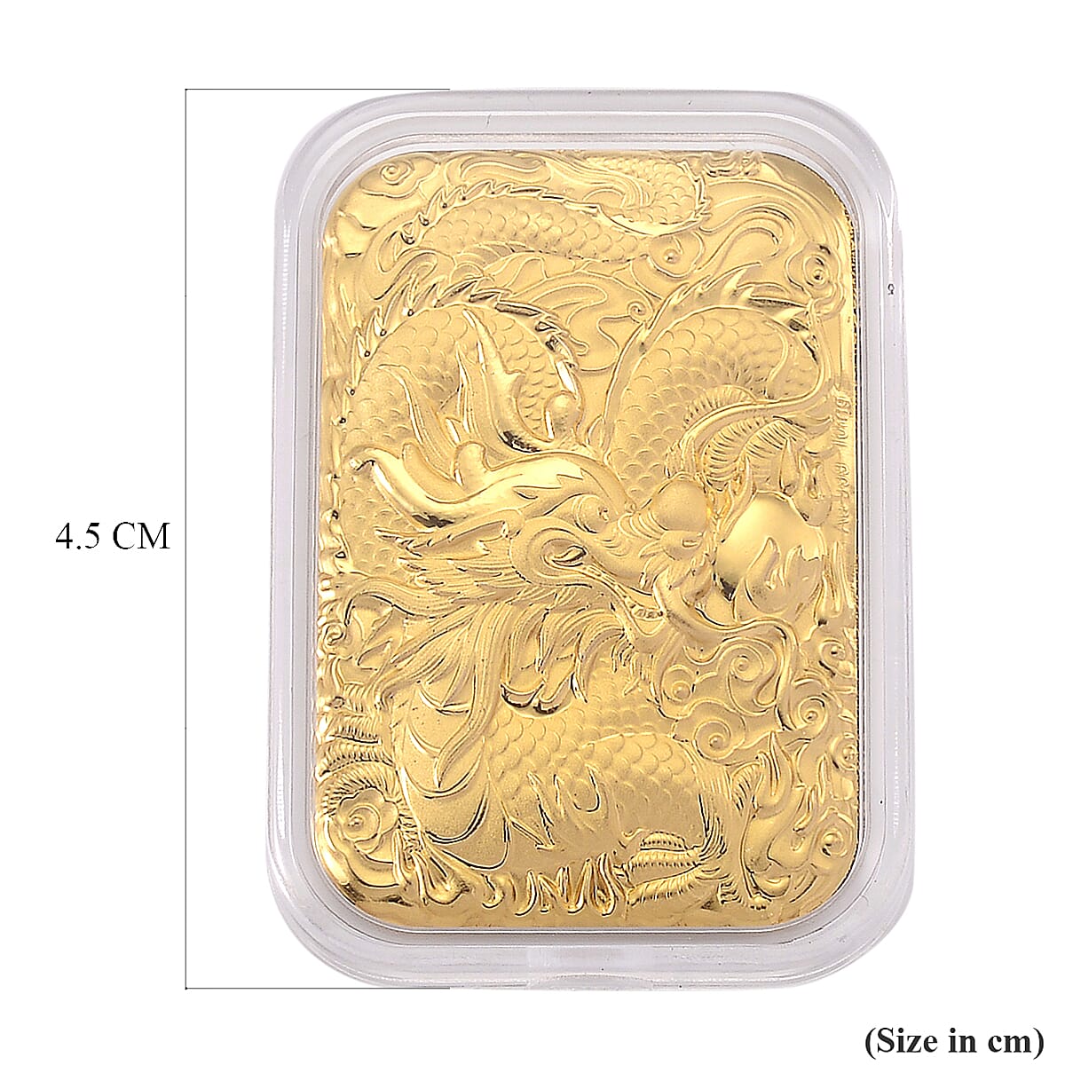 24K (99.99% Purity) Yellow Gold Embossed Horse Collectable (39.80 x 25.65 MM)
