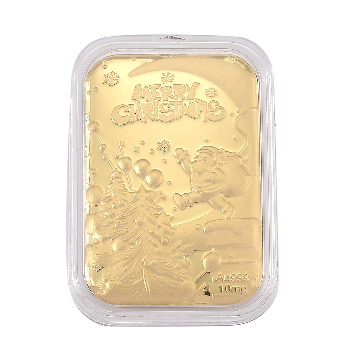 24K Yellow Gold Christmas Embossed Foil (39.65 x 25.60 MM)
