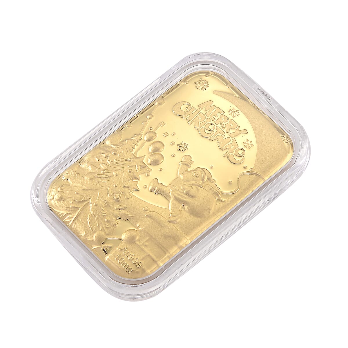24K Yellow Gold Christmas Embossed Foil (39.65 x 25.60 MM)