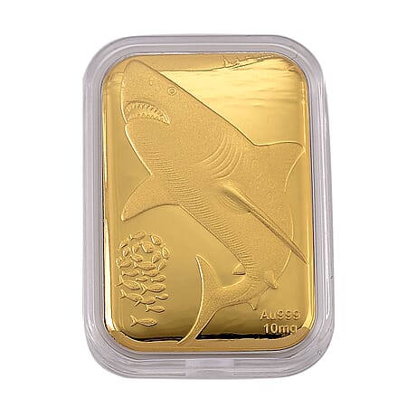 24K Yellow Gold Shark Embossed Foil (39.60 x 25.60 MM)