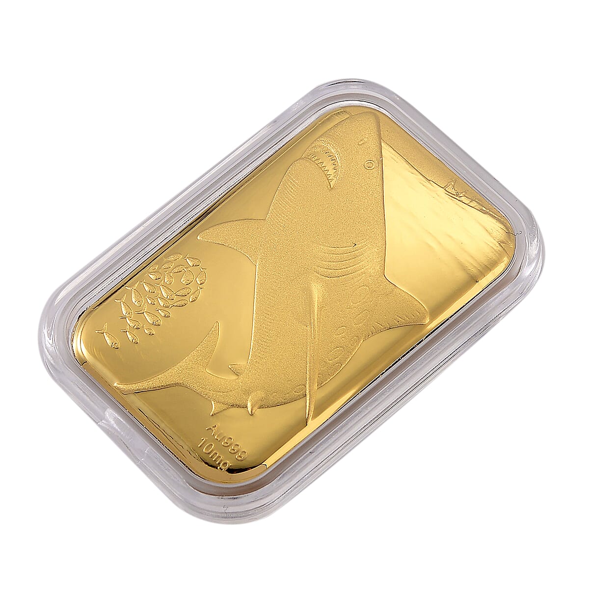 24K Yellow Gold Shark Embossed Foil (39.60 x 25.60 MM)