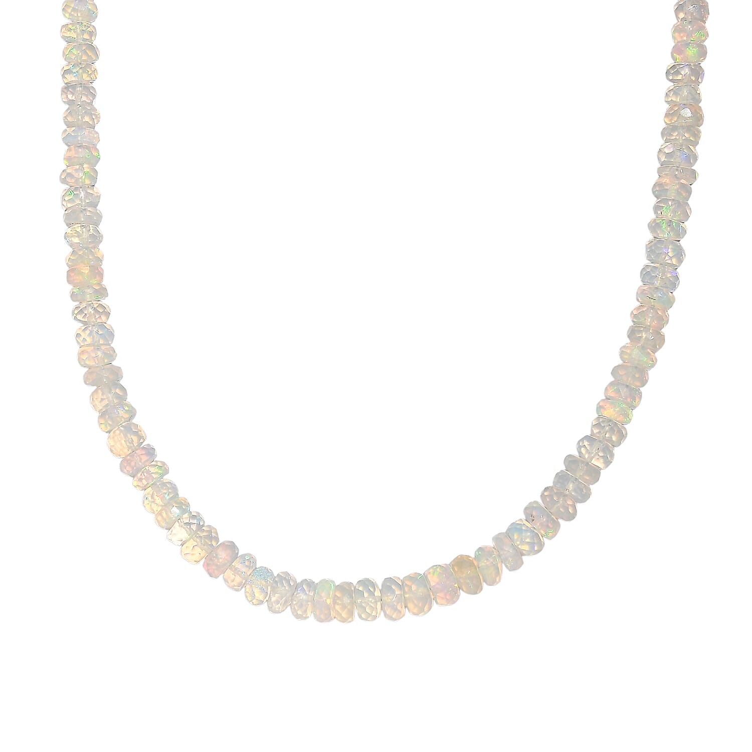D'Joy Ethiopian Opal Necklace (Size - 18) in 18K YG VermeilSterling Silver  0.500  Ct.
