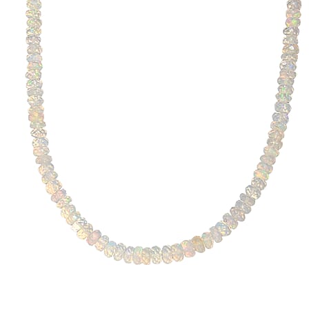 D'Joy Ethiopian Opal Necklace (Size - 18) in 18K YG VermeilSterling Silver  0.500  Ct.