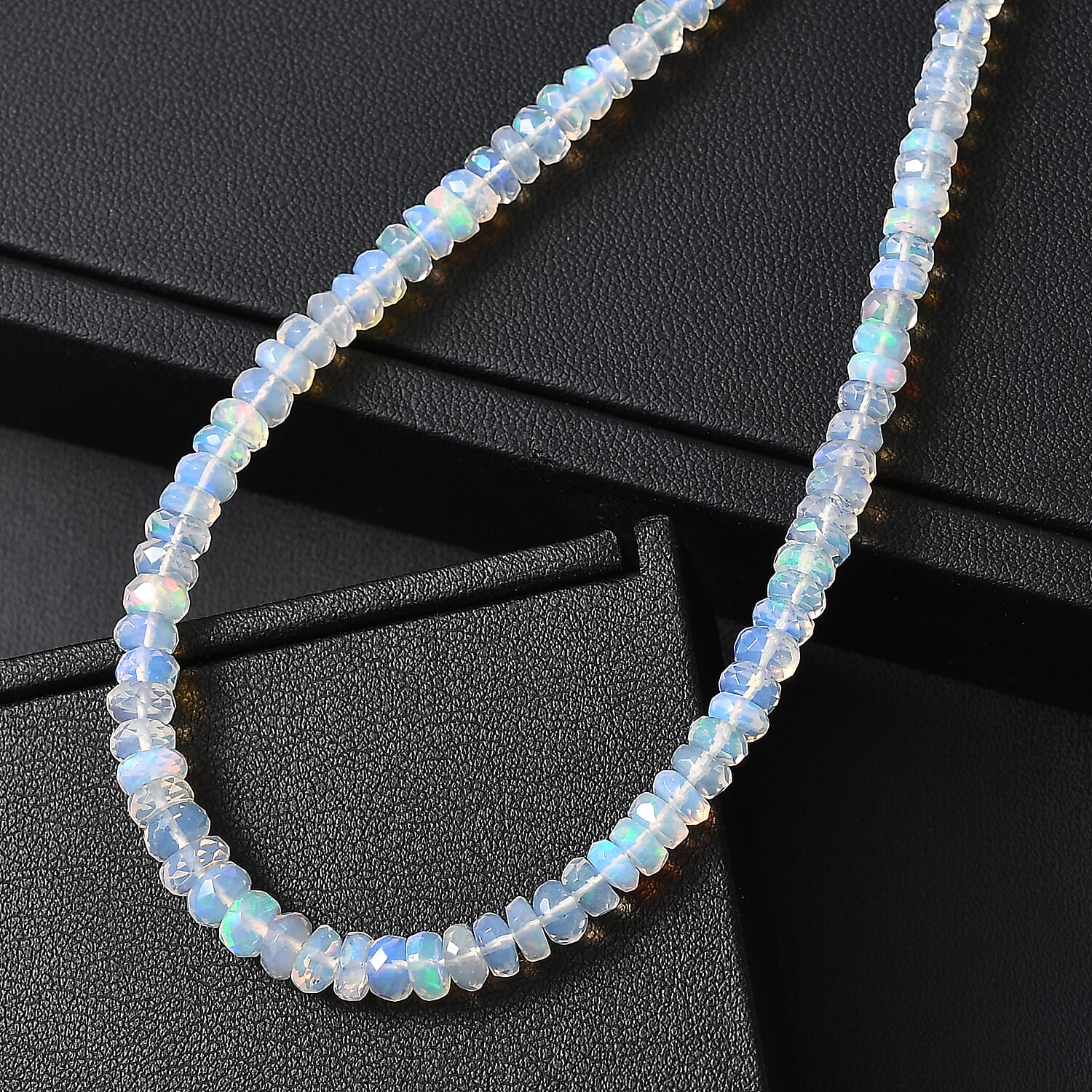 D'Joy Ethiopian Opal Necklace (Size - 18) in 18K YG VermeilSterling Silver  0.500  Ct.