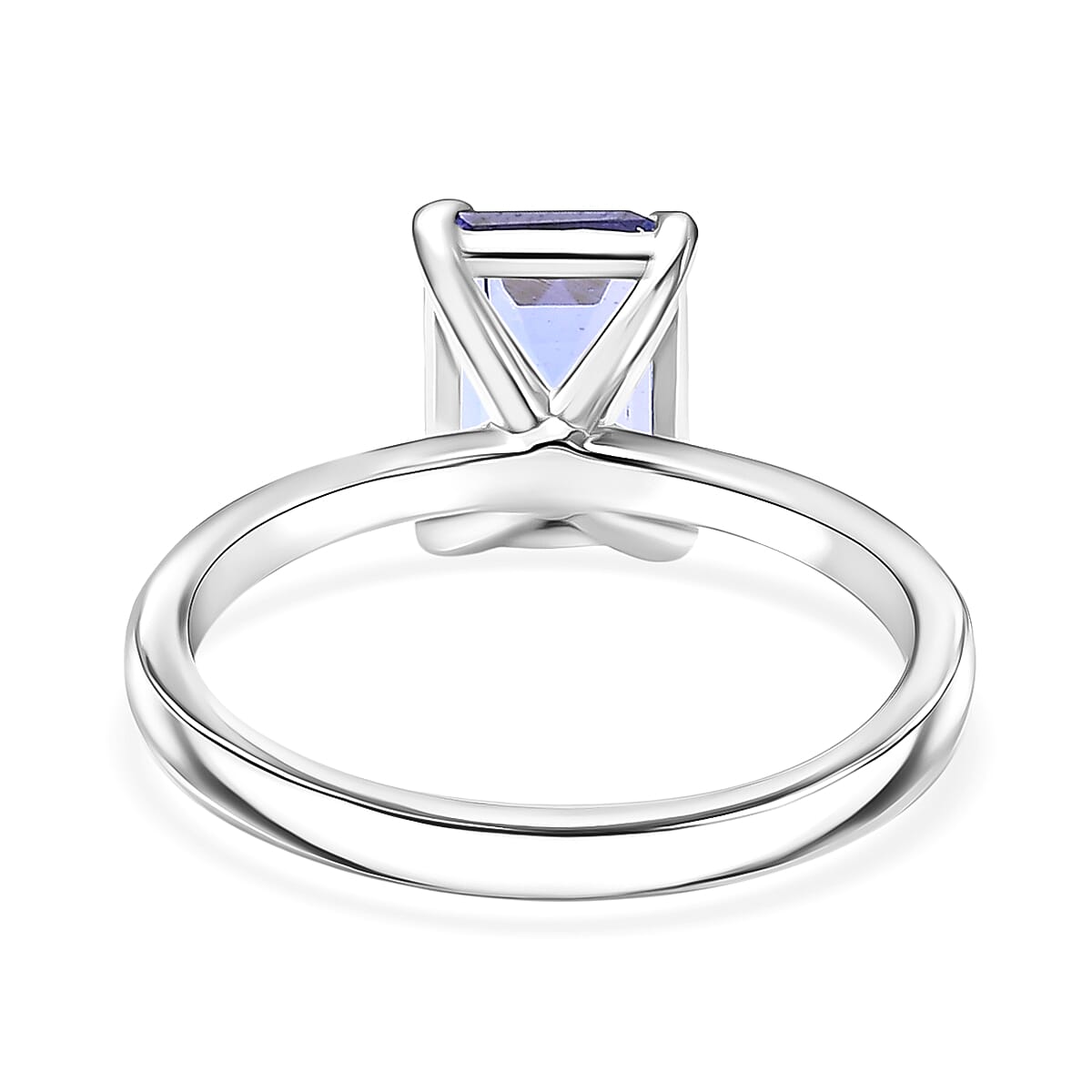 Black Friday Doorbuster Deal - Rhapsody 950 Platinum AAAA Tanzanite Solitaire Ring 2.07 Ct, Platinum Wt. 4.61 Gms.