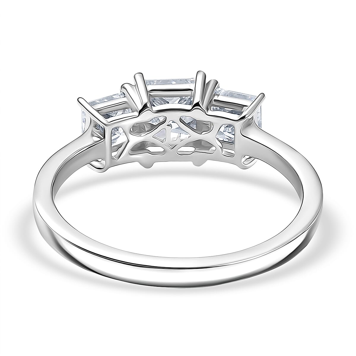 First Time Ever - Luxuriant 950 Platinum SGL Certified Lab Grown Diamond (VS-EF) Ring 2.07 Ct.