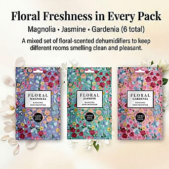 https://tjcuk.sirv.com/Products/83/3/8330518/6-Pack-Floral-Hanging-Dehumidifiers-2-x-Magnolia-2-x-Jasmine-2-x-Garde_8330518_2.jpg?w=342&h=342