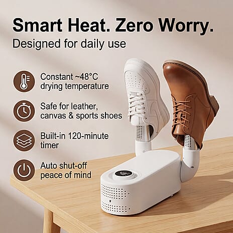 THE WINTER SEASON BIG OFFER - Electric Shoe-Glove-Boot-Hat Dryer Warmer with Adjustable Rack, Heat Blower and Timer