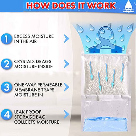 Pack of 6 Hanging Dehumidifier