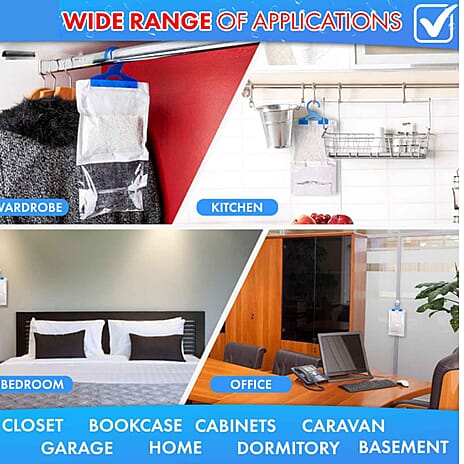 Pack of 6 Hanging Dehumidifier