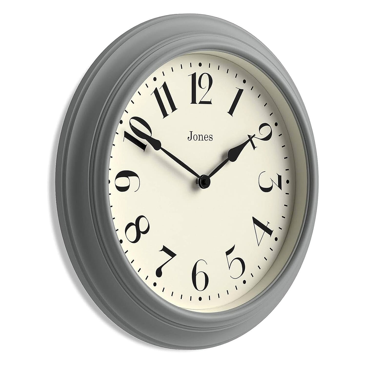 ONE TIME OFFER - Vintage Style Classic Wall Clock (40 cm) - Grey