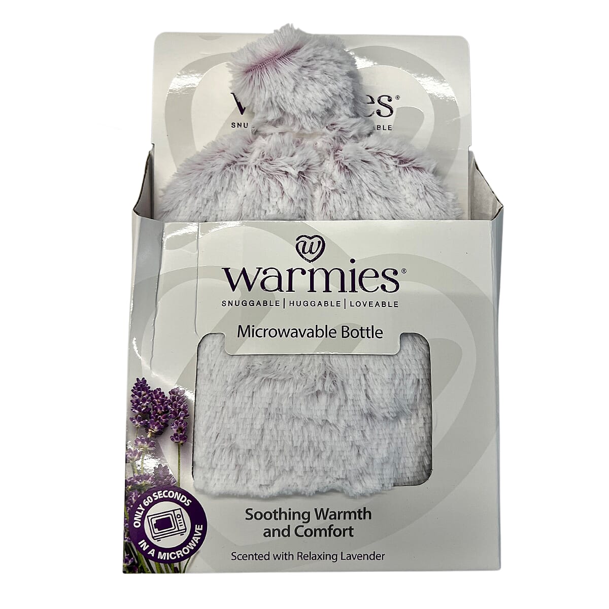 WARMIES Marshmallow Microwavable Hot Water Bottle - Pink