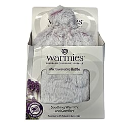 WARMIES Marshmallow Microwavable Hot Water Bottle - Grey