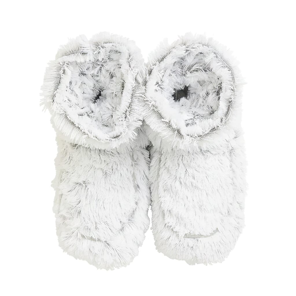 WARMIES Marshmallow Microwavable Luxury Boots (One Size) - Grey