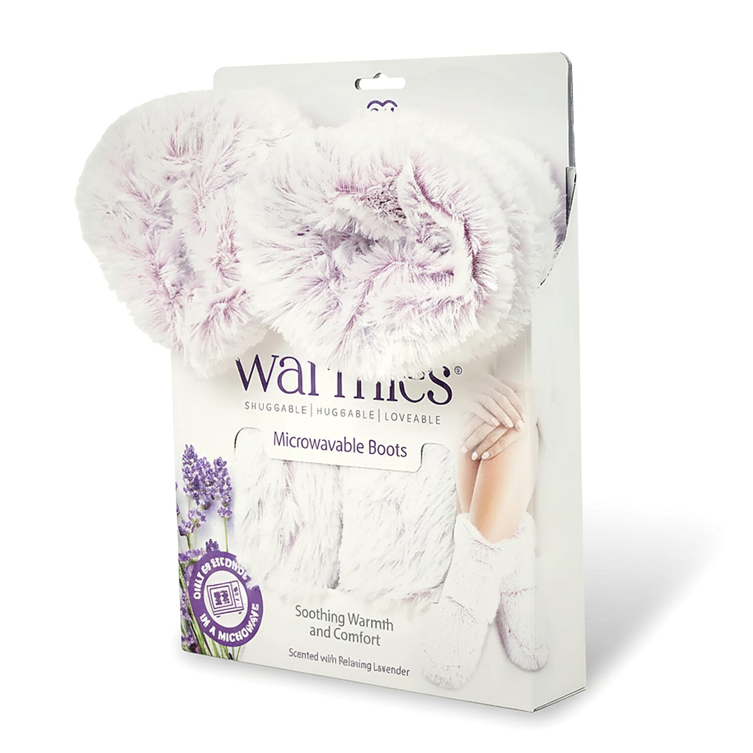 WARMIES Marshmallow Microwavable Luxury Boots (One Size) - Pink