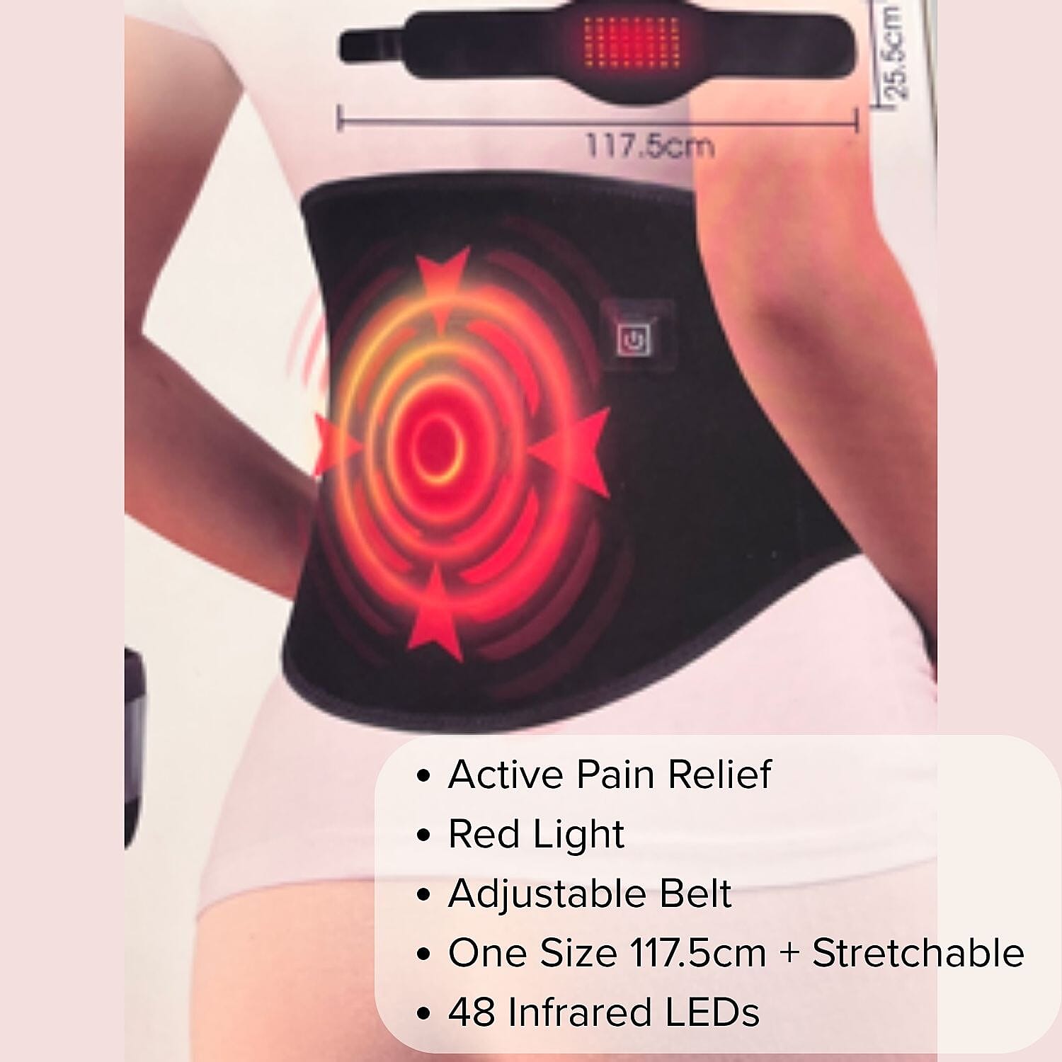 "Infrared Waist Belt Set Include USB Cable"
