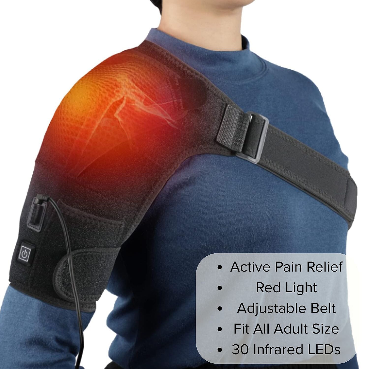 "Infrared Shoulder Saver Set Include USB Cable"