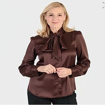 https://tjcuk.sirv.com/Products/83/3/8331044/Best-Seller-Marina-Kaneva-Bow-Tie-Top-Size-16-Charcoal-Brown_8331044_1.jpg?w=342&h=342