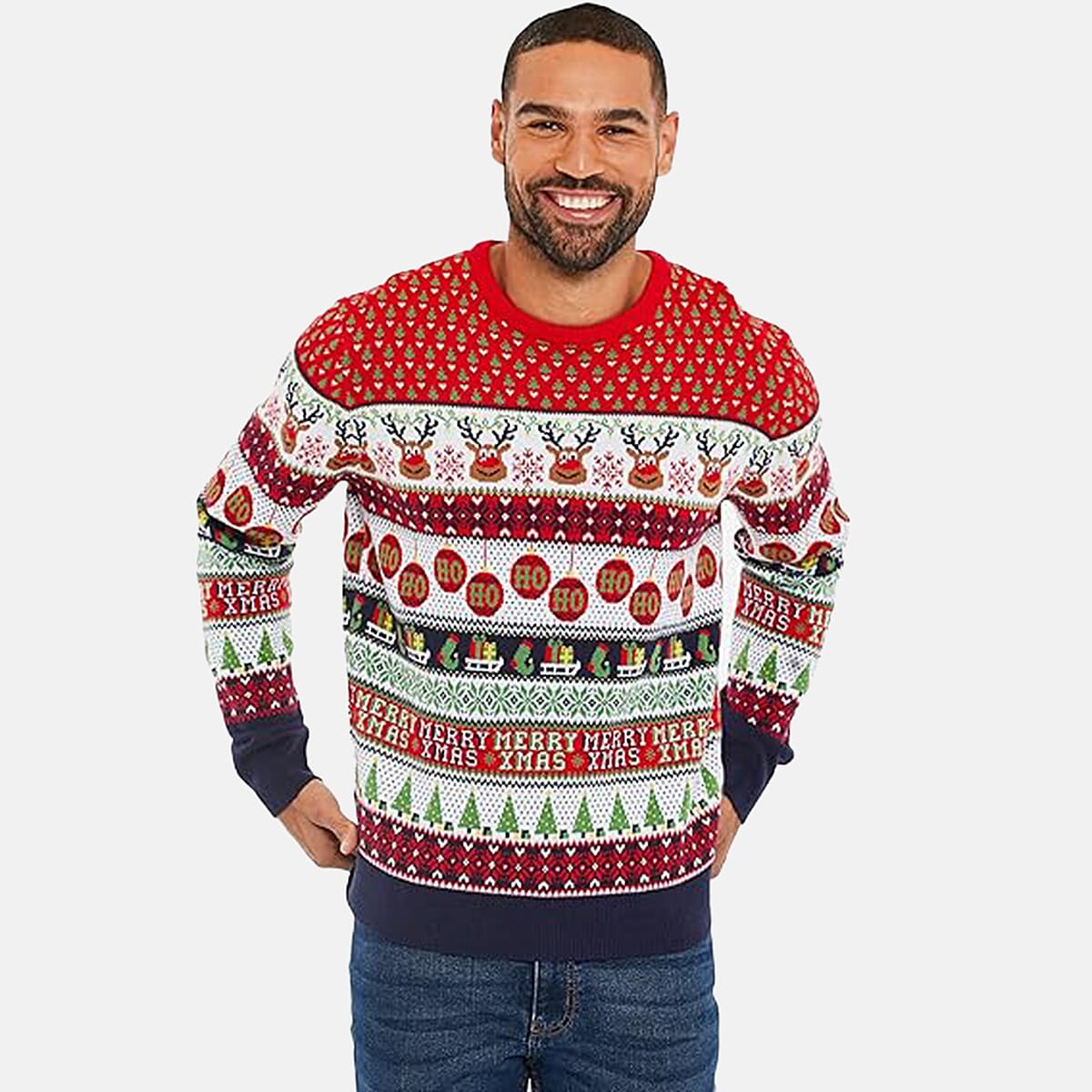 Threadbare Acrylic Jumper (Size - 16) - Multi Color