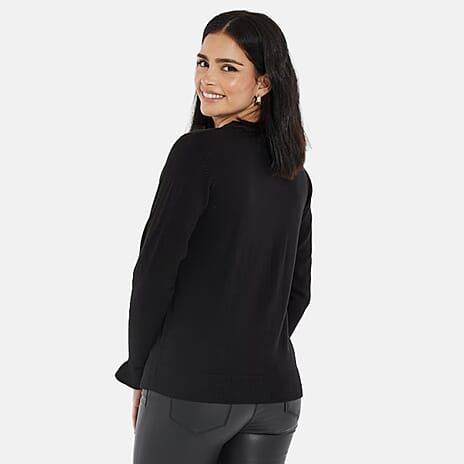 Threadbare Acrylic Jumper (Size - 8) - Black