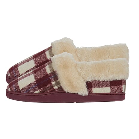 Jo & Joe Ladies Slipper (Size - 4) - Cherry