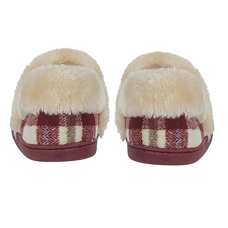 Jo & Joe Ladies Slipper (Size - 6) - Cherry