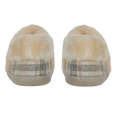 Jo & Joe Ladies Slipper (Size - 5) - Oatmeal