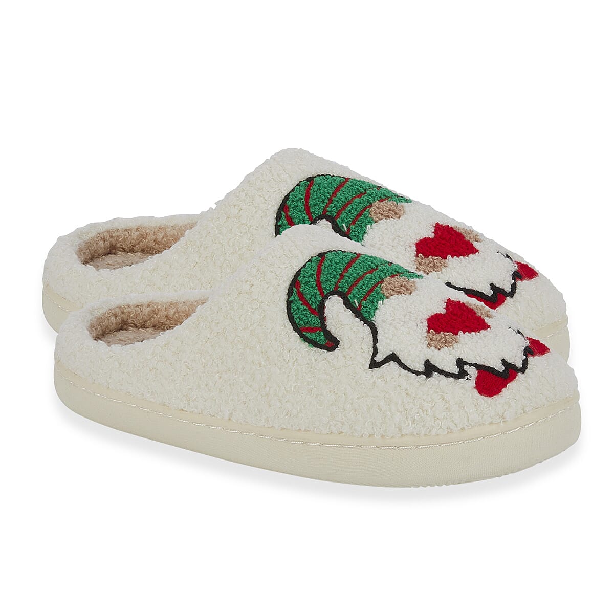 Jo-Joe-Design-Christmas-Gonk-Design-Fluffy-Mule-Size-4-Cream