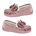 Jo & Joe Velvet Moccasin Slipper with Bow