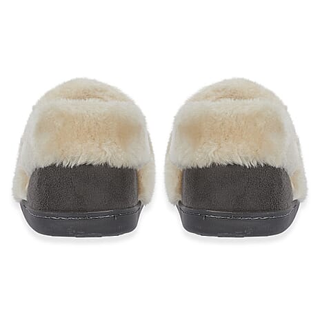 Jo - Joe Edale Faux Suede Slip-On With Sherpa Fur Lining (Size 4) - Grey