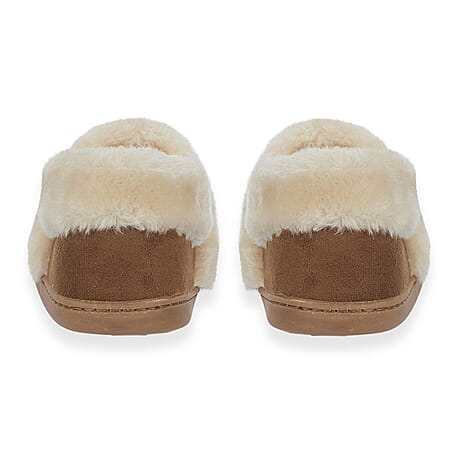 Jo - Joe Ultra soft Edale Faux Suede BRAEMARS With Sherpa Fur Lining (Size 4) - Cognac