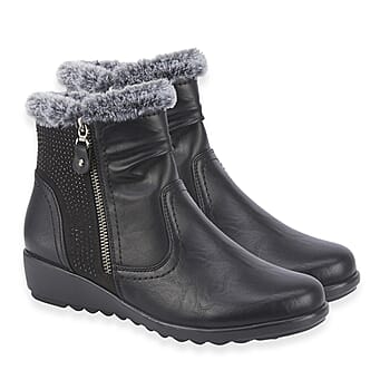 https://tjcuk.sirv.com/Products/83/3/8334501/Jo-Joe-Basil-Ankle-Boots-With-Side-Zip-Closure-Size-5-Black_8334501.jpg?w=342&h=342