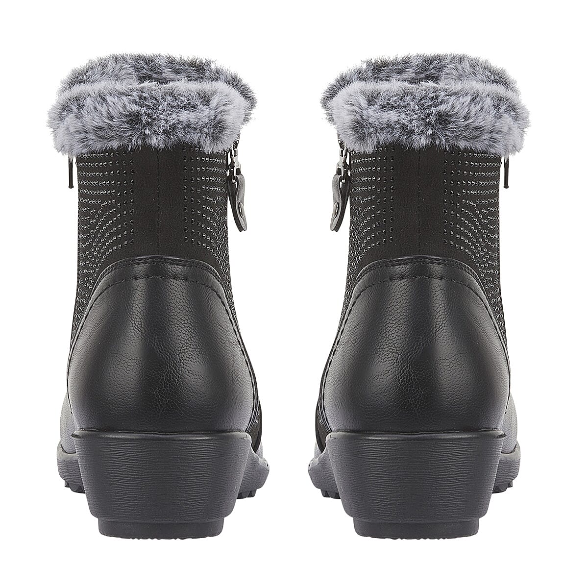 Jo & Joe Basil Ankle Boots with Side Zip Closure