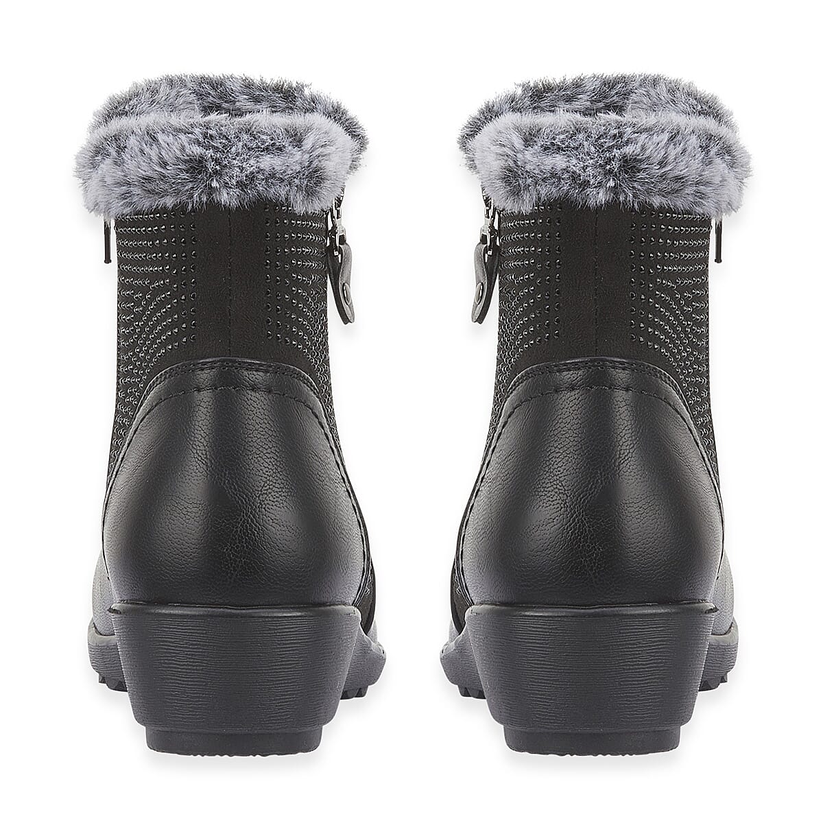 Jo & Joe Basil Ankle Boots with Side Zip Closure