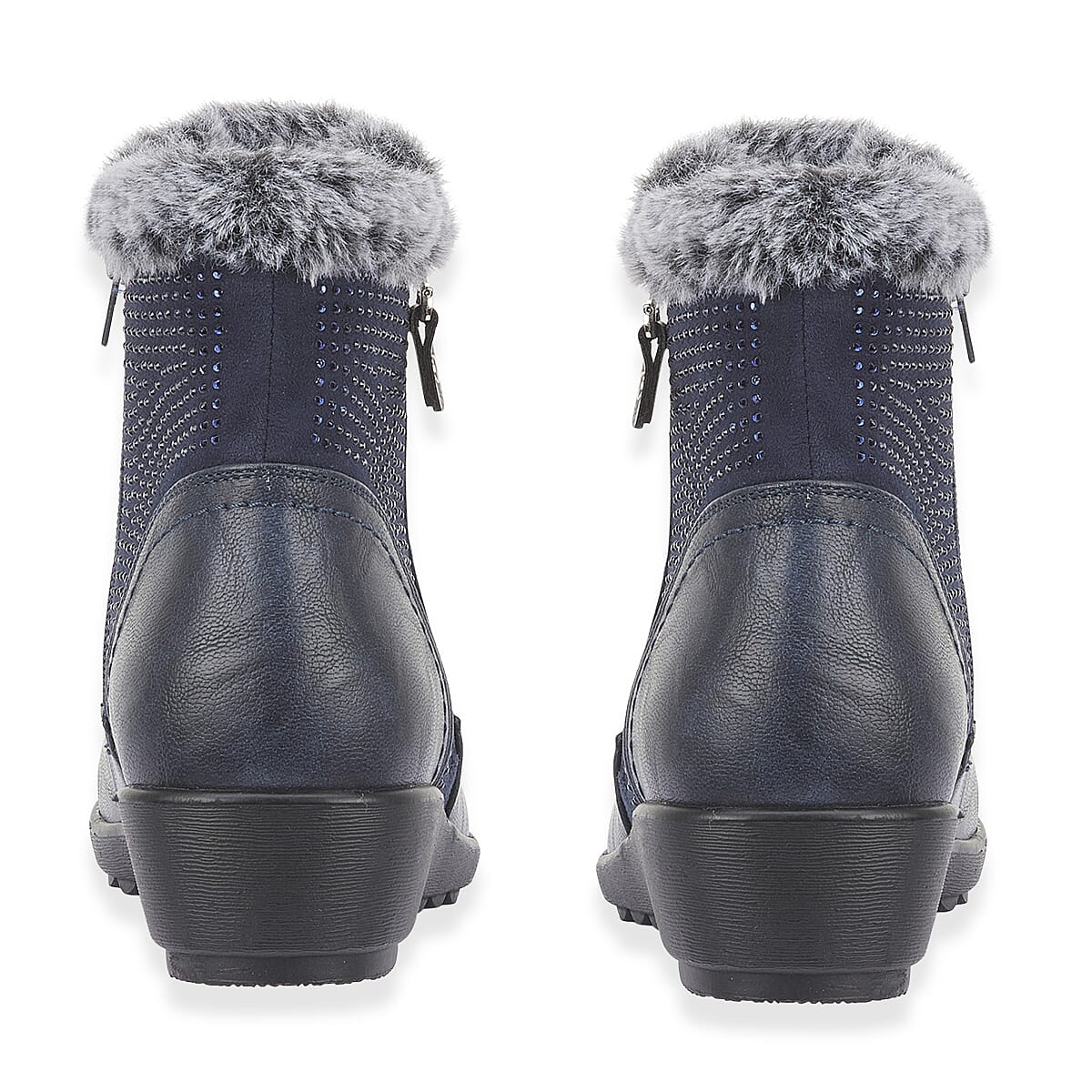 Jo & Joe Basil Ankle Boots with Side Zip Closure