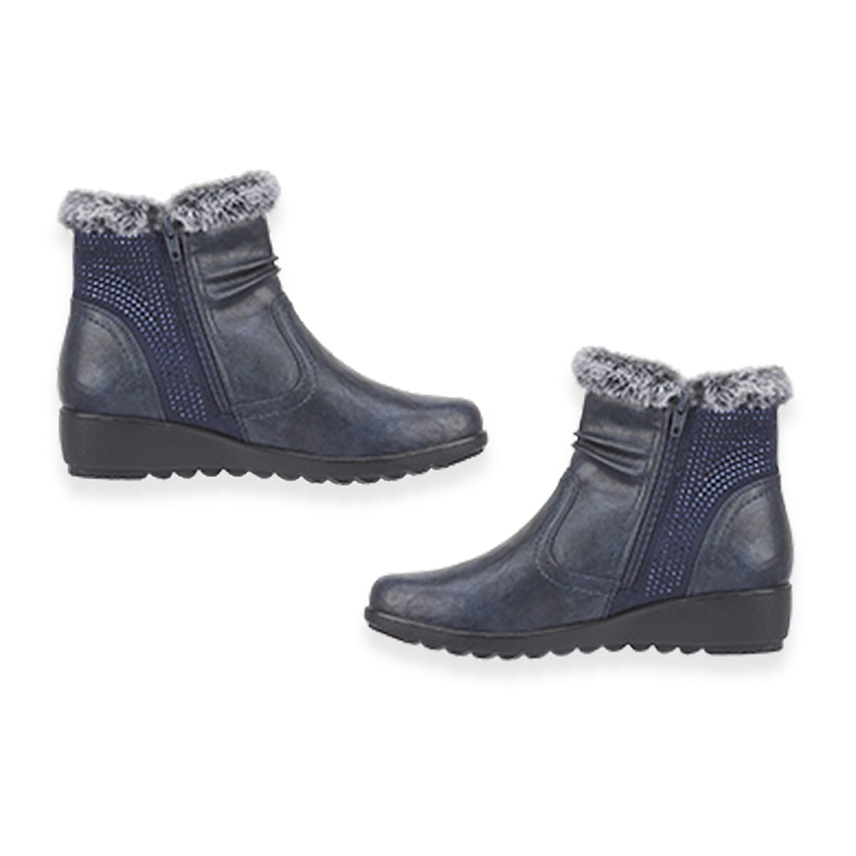 Jo & Joe Basil Ankle Boots with Side Zip Closure