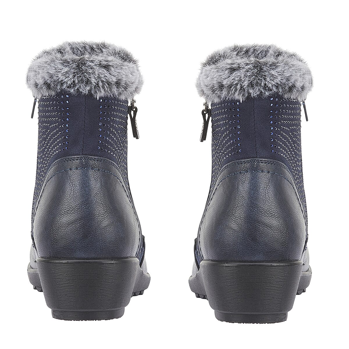 Jo & Joe Basil Ankle Boots with Side Zip Closure