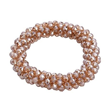 Champagne Crystal Stone Bracelet  0.010  Ct.