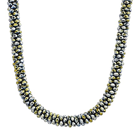 Magic Colour Crystal Necklace (Size - 20) with Magnetic Clasp