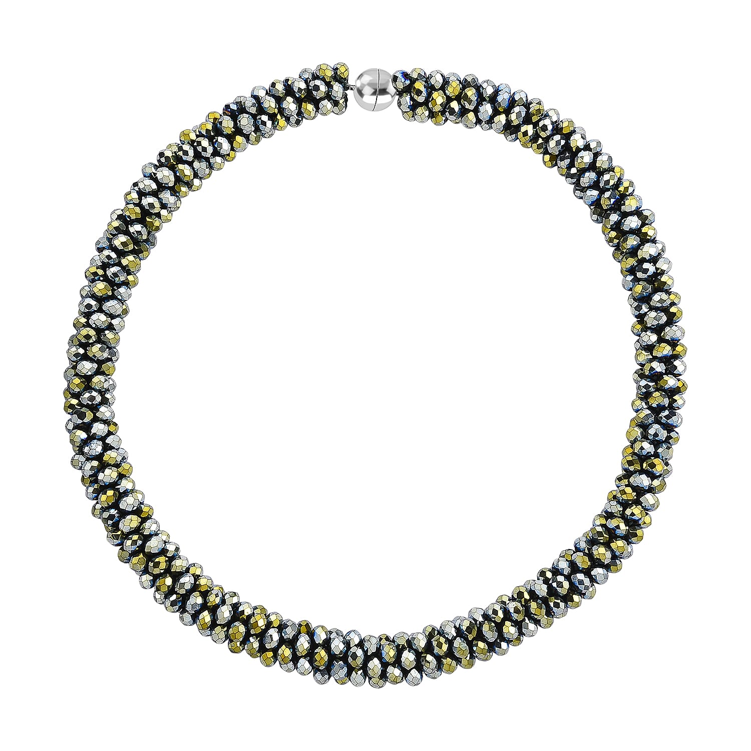 Magic Color Crystal Fancy Necklace (Size - 20)  0.010  Ct.