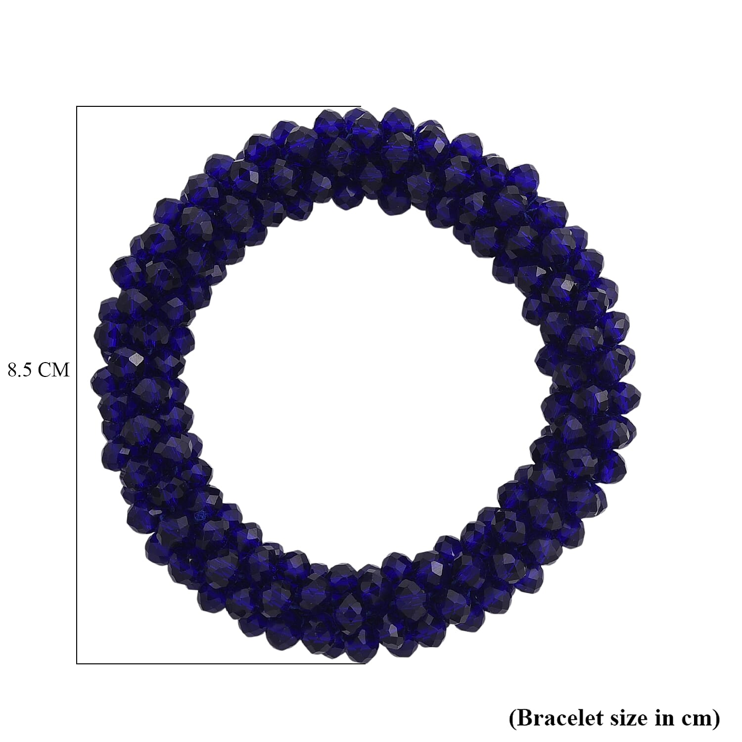Blue Crystal Stone Bracelet  0.010  Ct.
