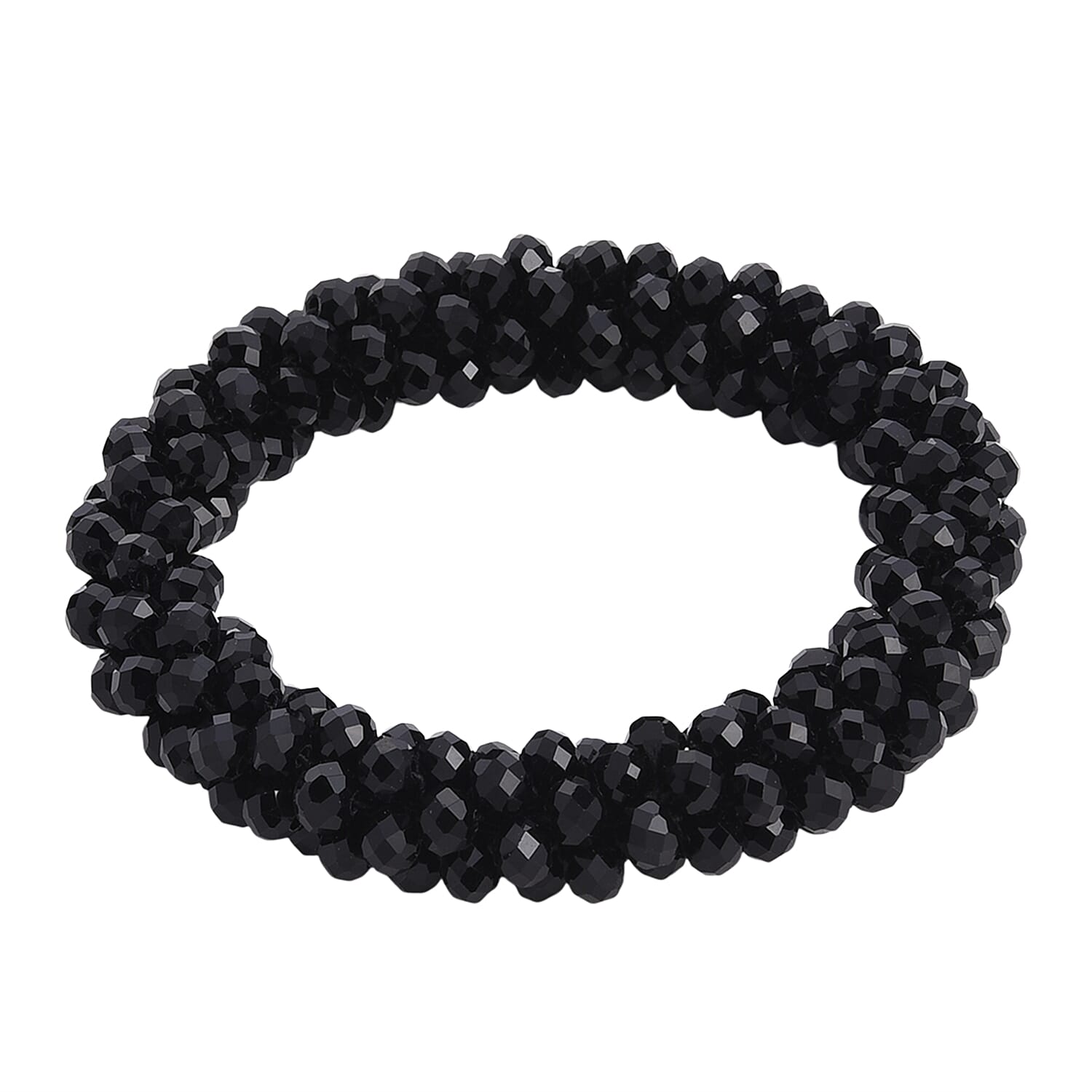Black Crystal Stone Bracelet  0.010  Ct.