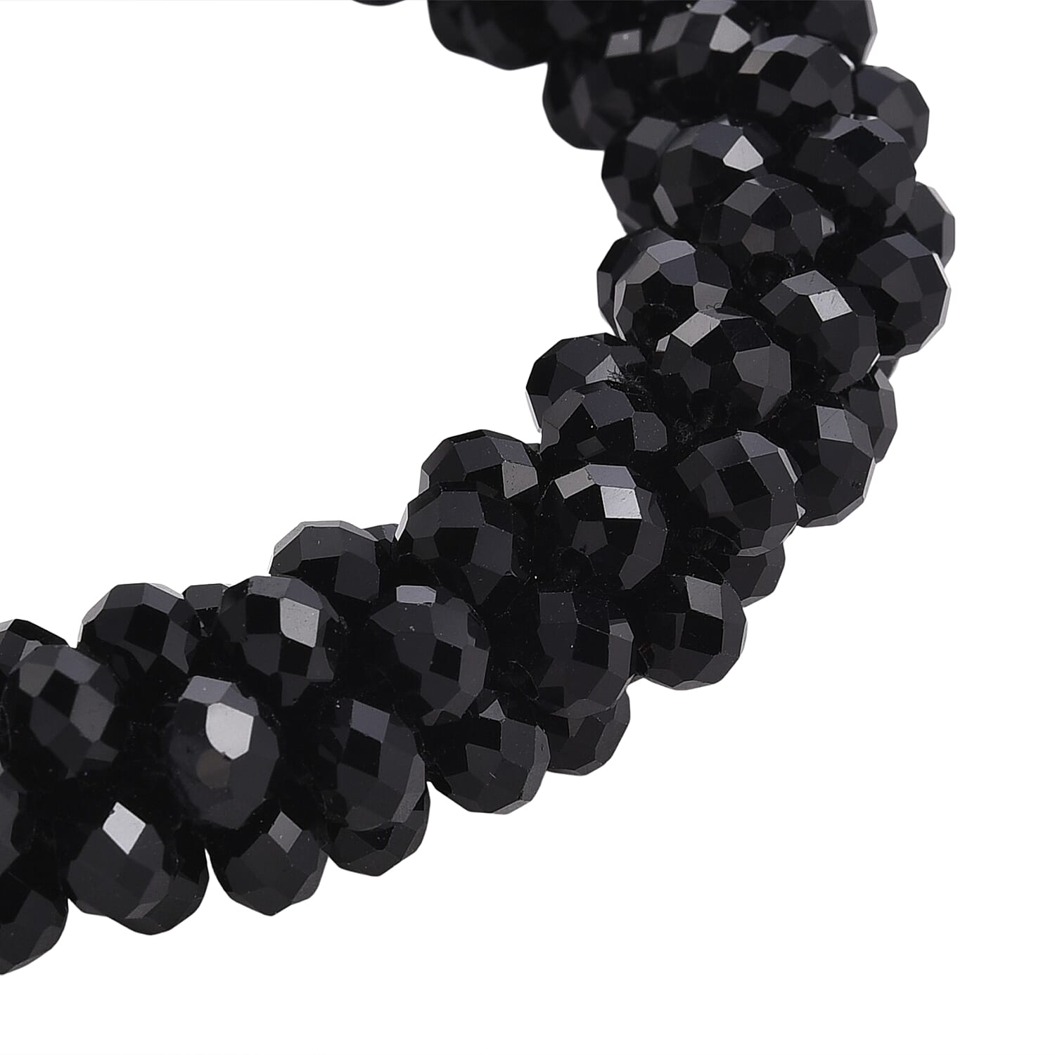 Black Crystal Stone Bracelet  0.010  Ct.