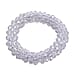 Mystic White Crystal Stretchable Bracelet (Size - 7 to 7.5)
