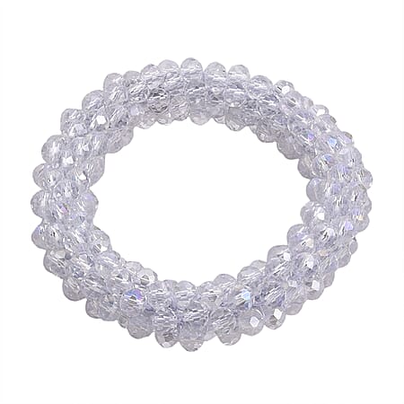 Mystic White Crystal Stretchable Bracelet (Size - 7 to 7.5) Mystic White Crystal Stretchable Bracelet (Size - 7 to 7.5)